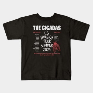 The Cicadas US Invasion Tour Kids T-Shirt